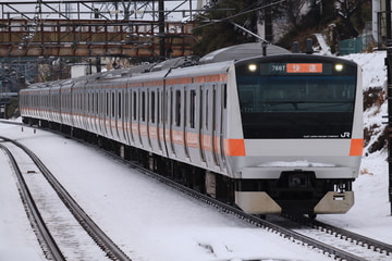 JR東日本E233系トタT71編成を西国分寺駅で撮影した画像