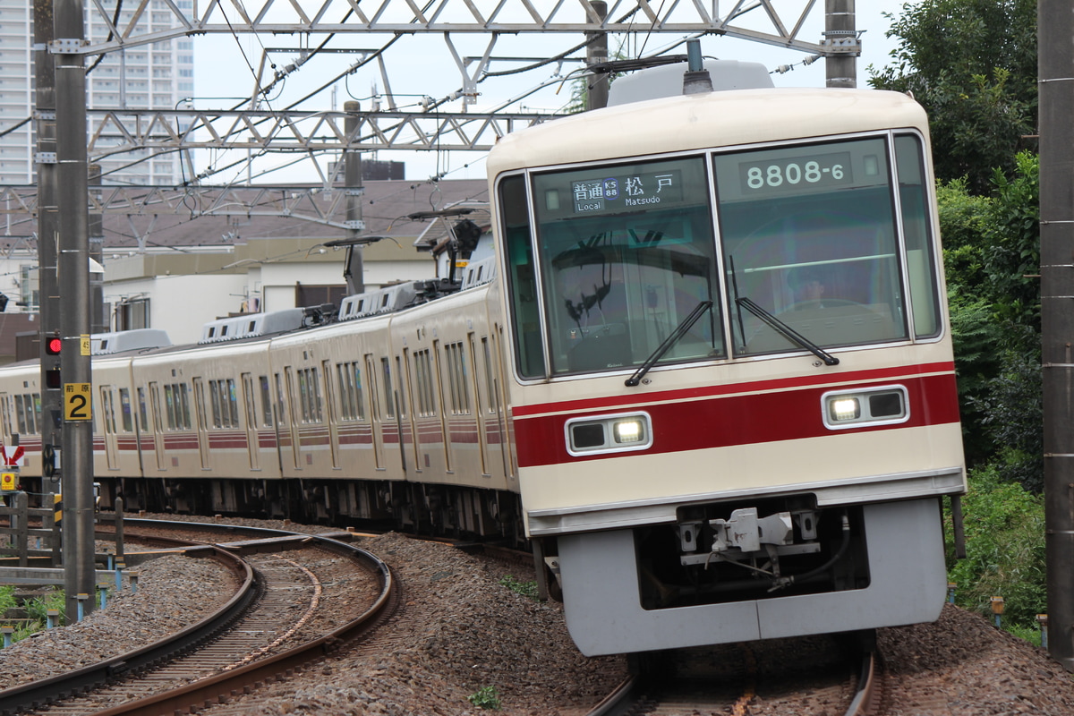 京成電鉄 くぬぎ山車両基地 8800形 8808