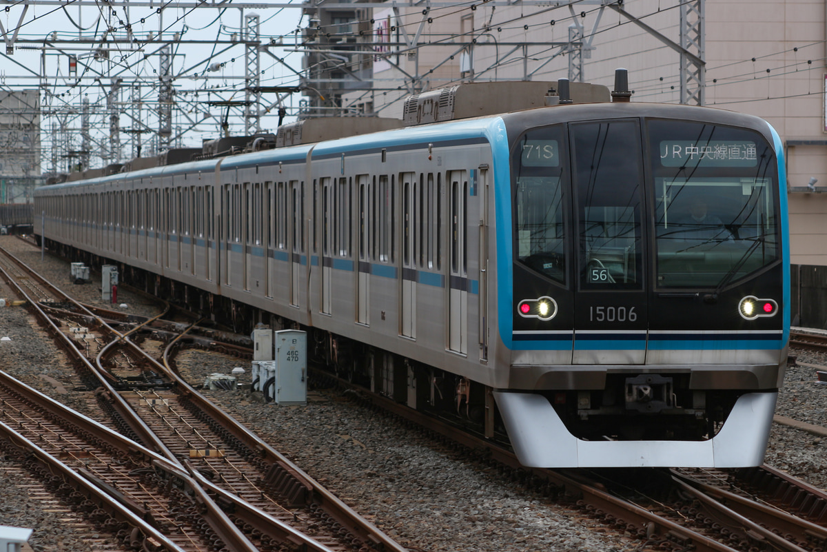 東京メトロ 深川検車区 15000系 15106F