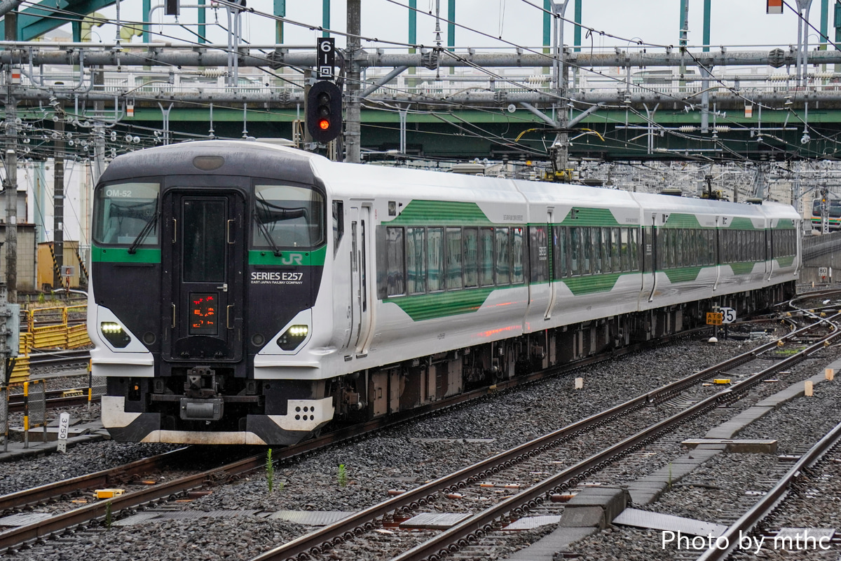 JR東日本 大宮総合車両センター東大宮センター E257系 オオOM-52編成
