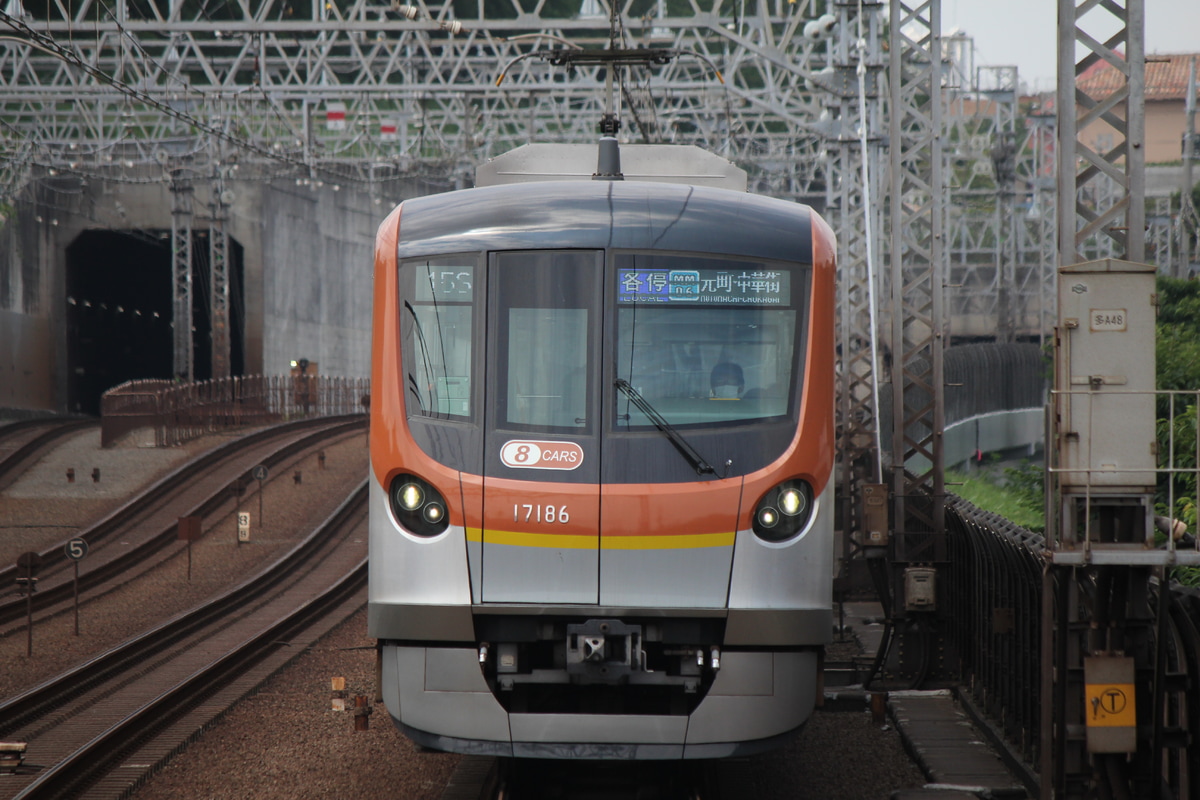 東京メトロ 和光検車区 17000系 17186