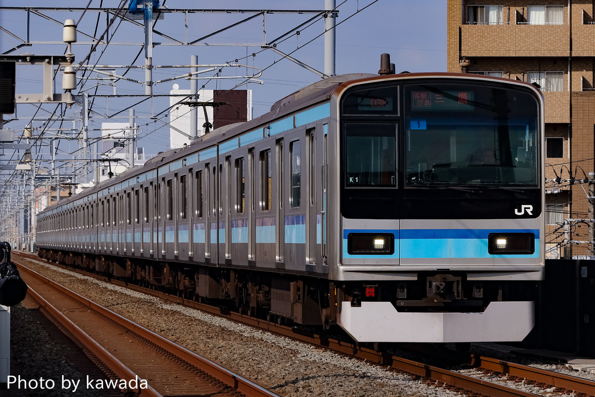 JR東日本 三鷹車両センター E231系 ミツK1編成