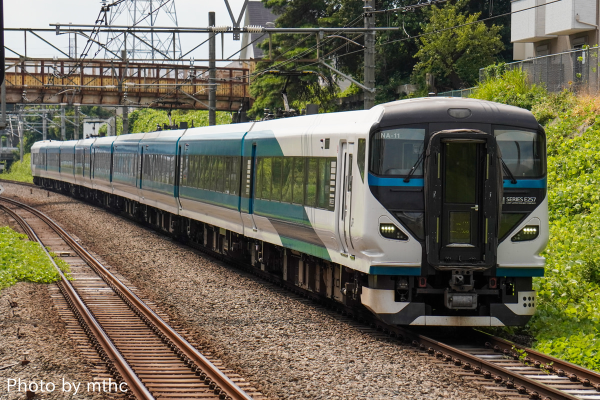 JR東日本 大宮総合車両センター東大宮センター E257系 オオNA-11編成