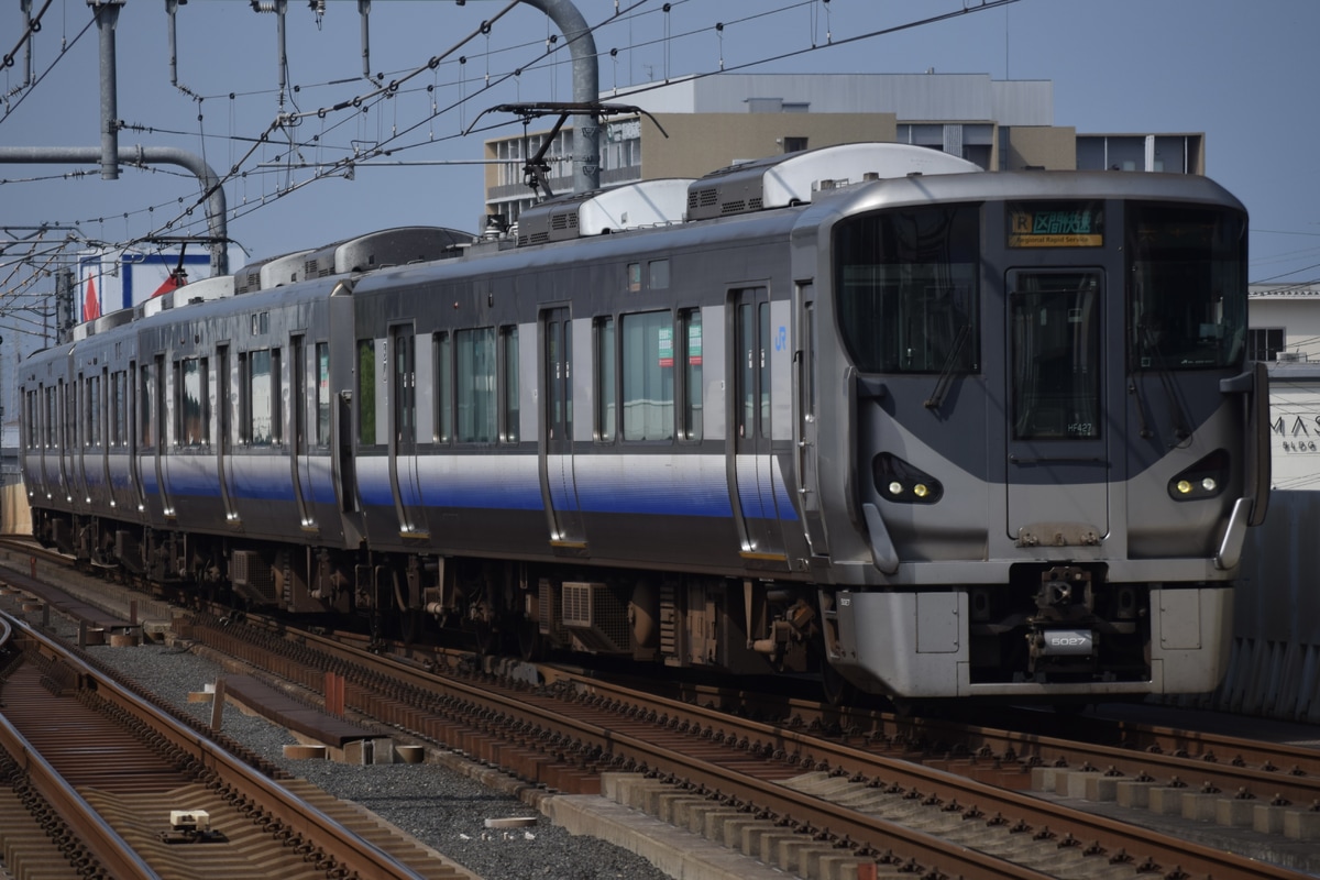 JR西日本 吹田総合車両所日根野支所 225系 HF427編成