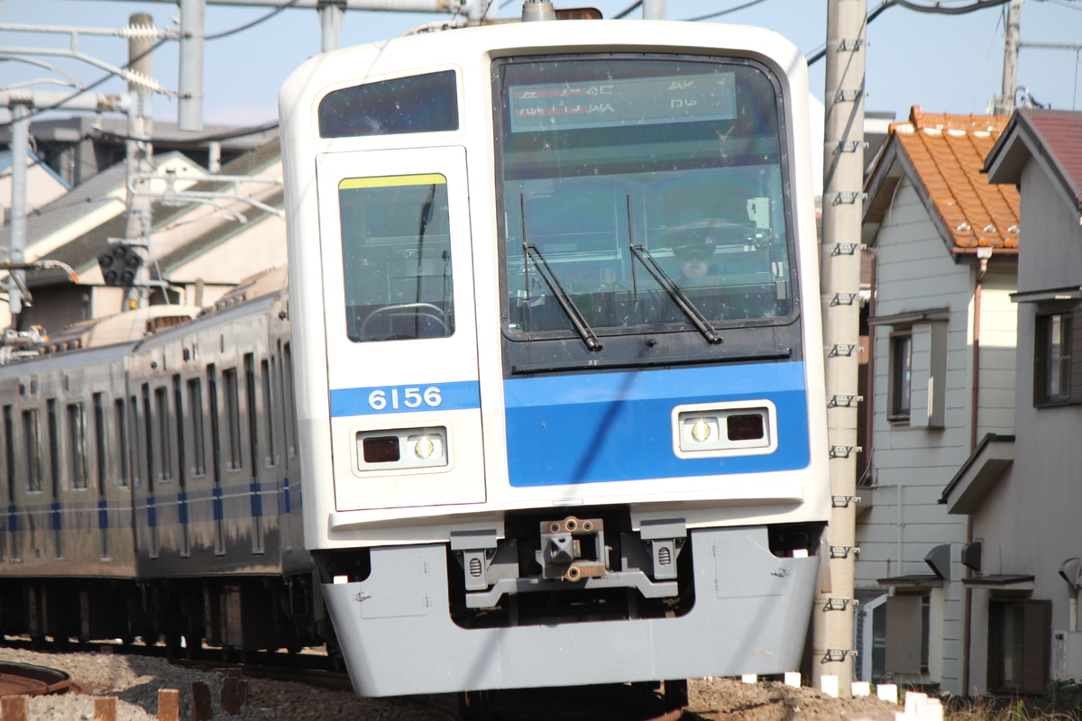 西武鉄道 小手指車両管理所 6000系 6156