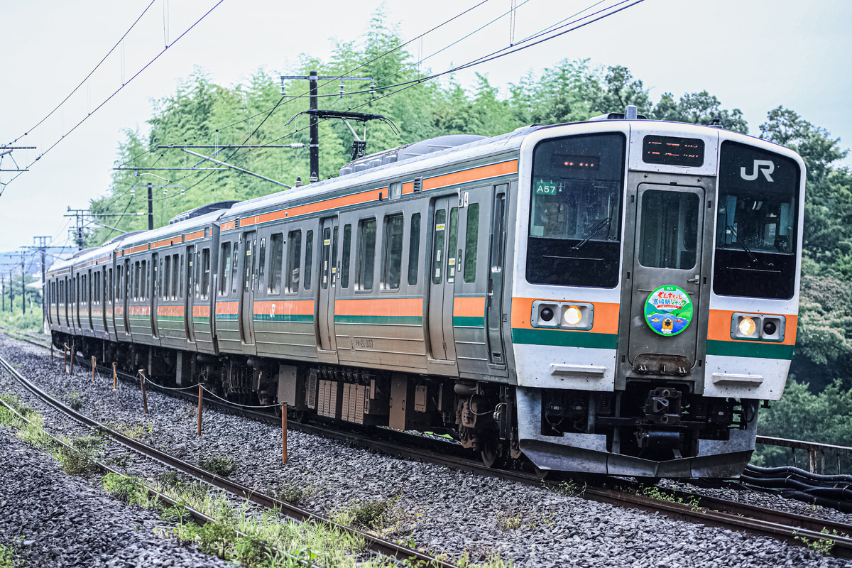 JR東日本 高崎車両センター 211系 タカA57編成