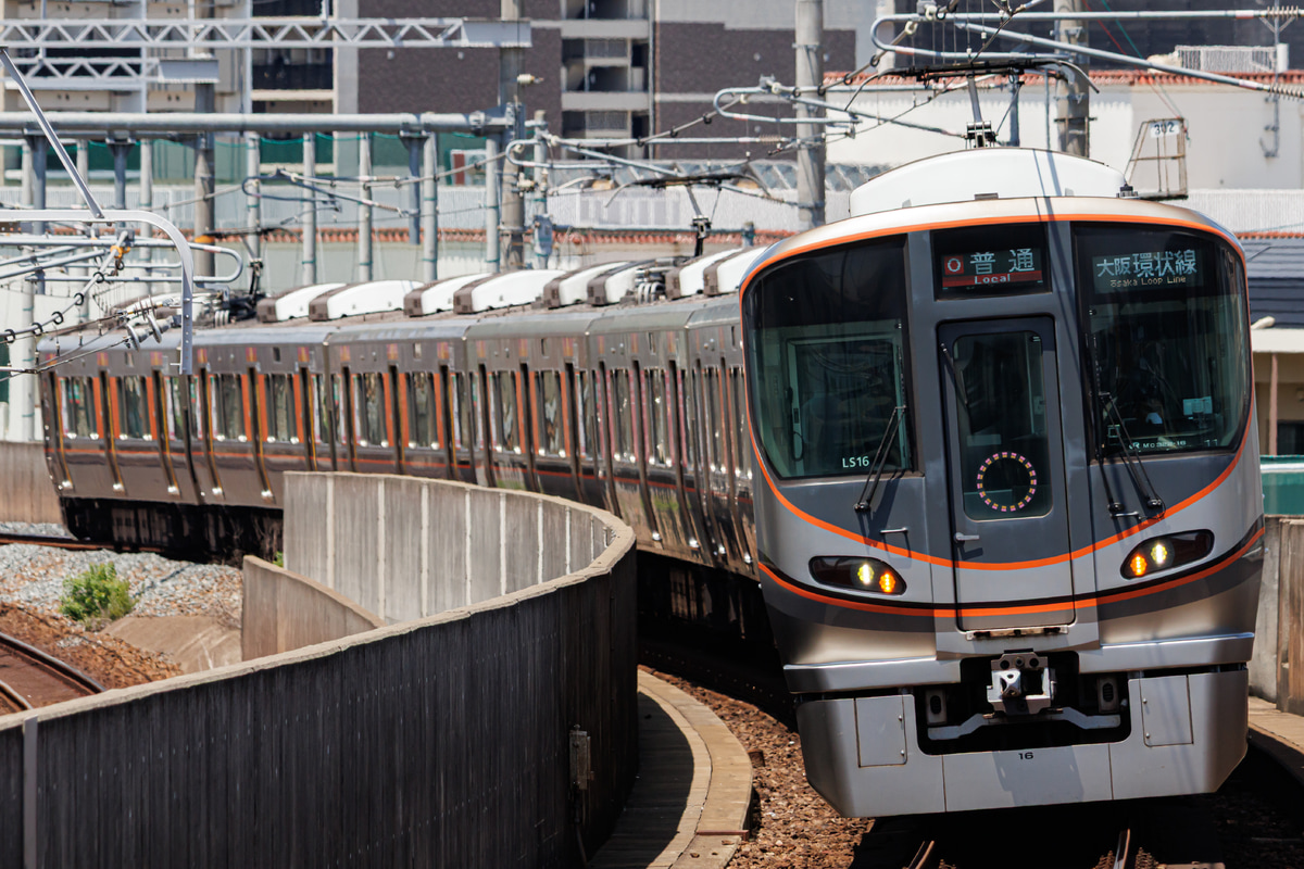 JR西日本 吹田総合車両所森ノ宮支所 323系 LS16編成