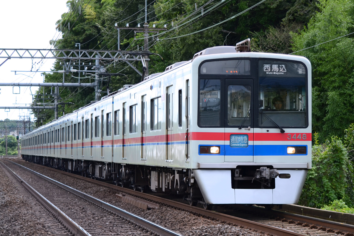 京成電鉄 宗吾車両基地 3400形 3448F
