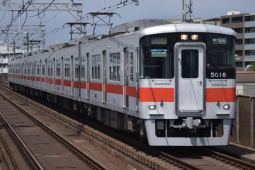 山陽電気鉄道5000系5018Fを出屋敷駅で撮影した画像