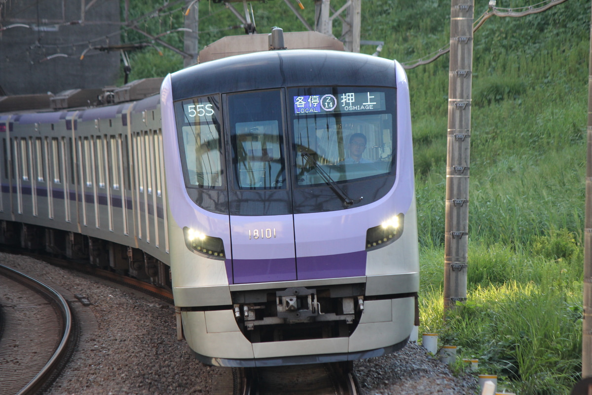 東京メトロ 鷺沼検車区 18000系 18101