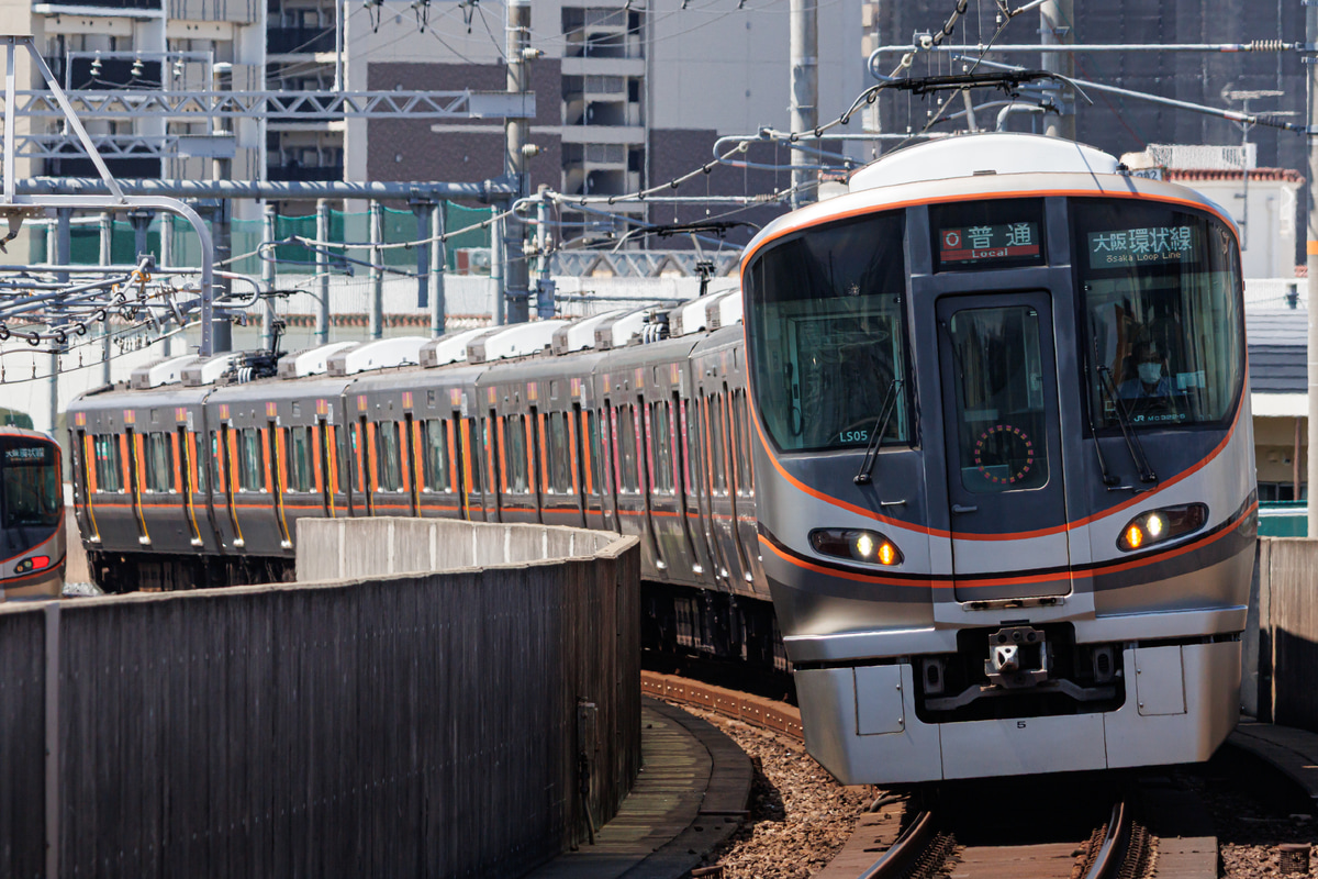JR西日本 吹田総合車両所森ノ宮支所 323系 LS05編成