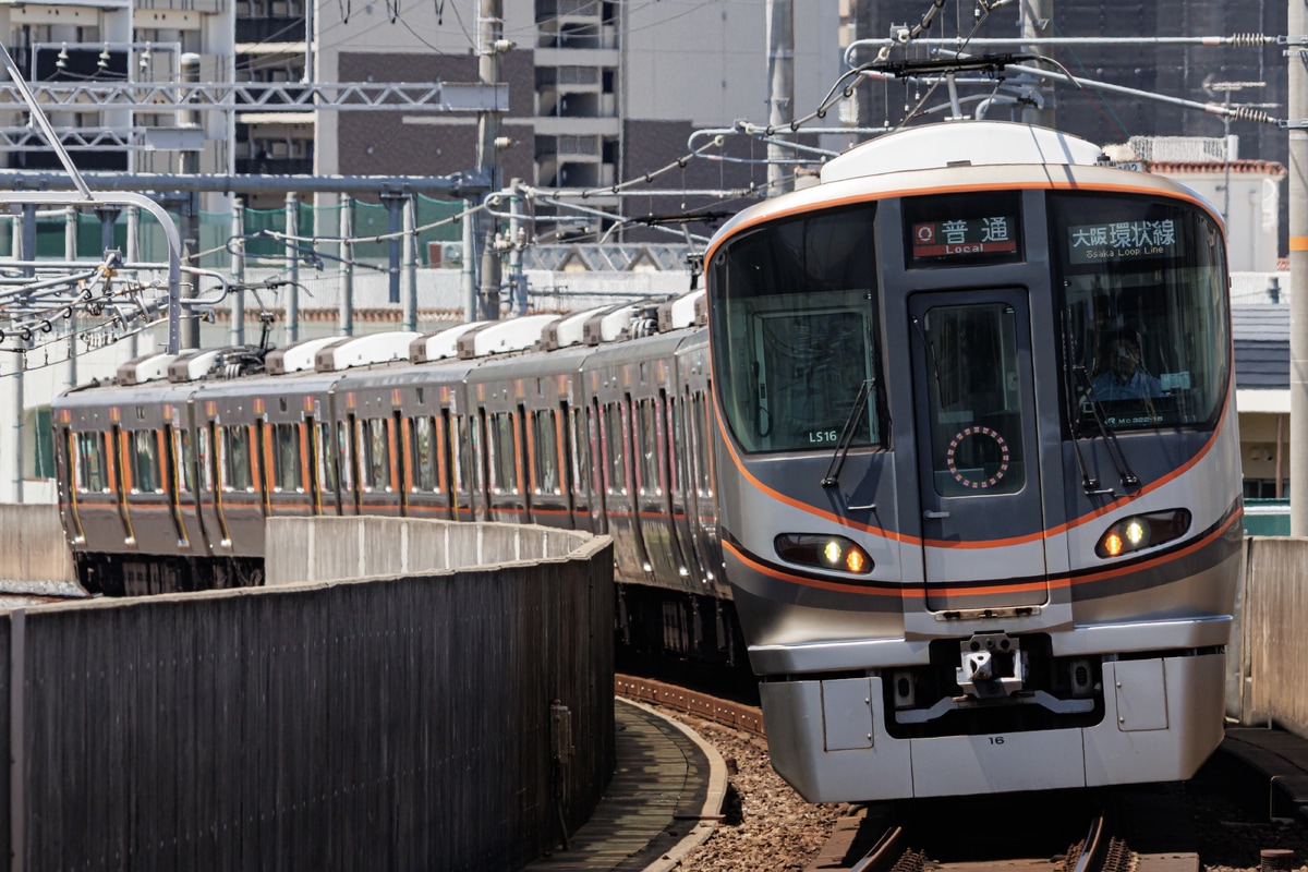 JR西日本 吹田総合車両所森ノ宮支所 323系 LS16編成