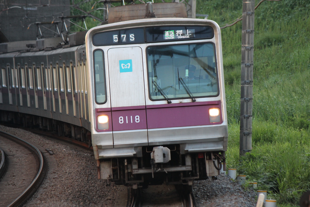 東京メトロ 鷺沼検車区 8000 8118