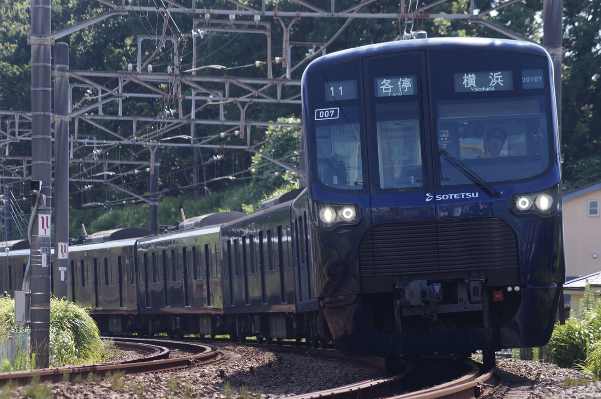 相模鉄道 かしわ台車両センター 20000系 20107f