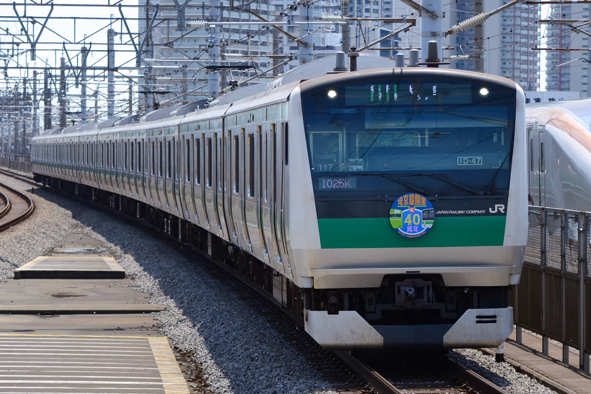 JR東日本 川越車両センター E233系 ハエ117編成