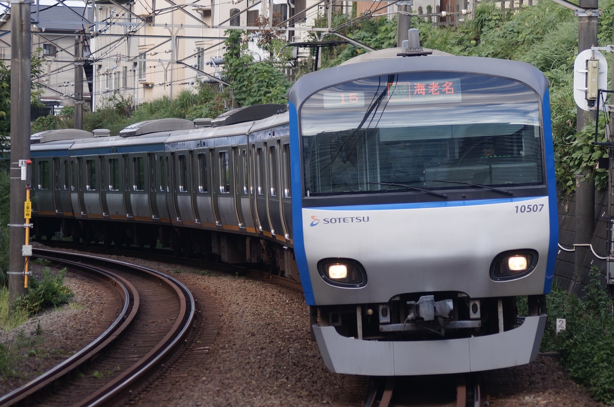 相模鉄道 かしわ台車両センター 10000系 10707f
