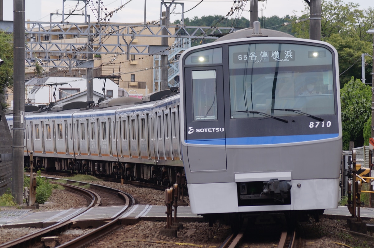 相模鉄道 かしわ台車両センター 8000系 8710f