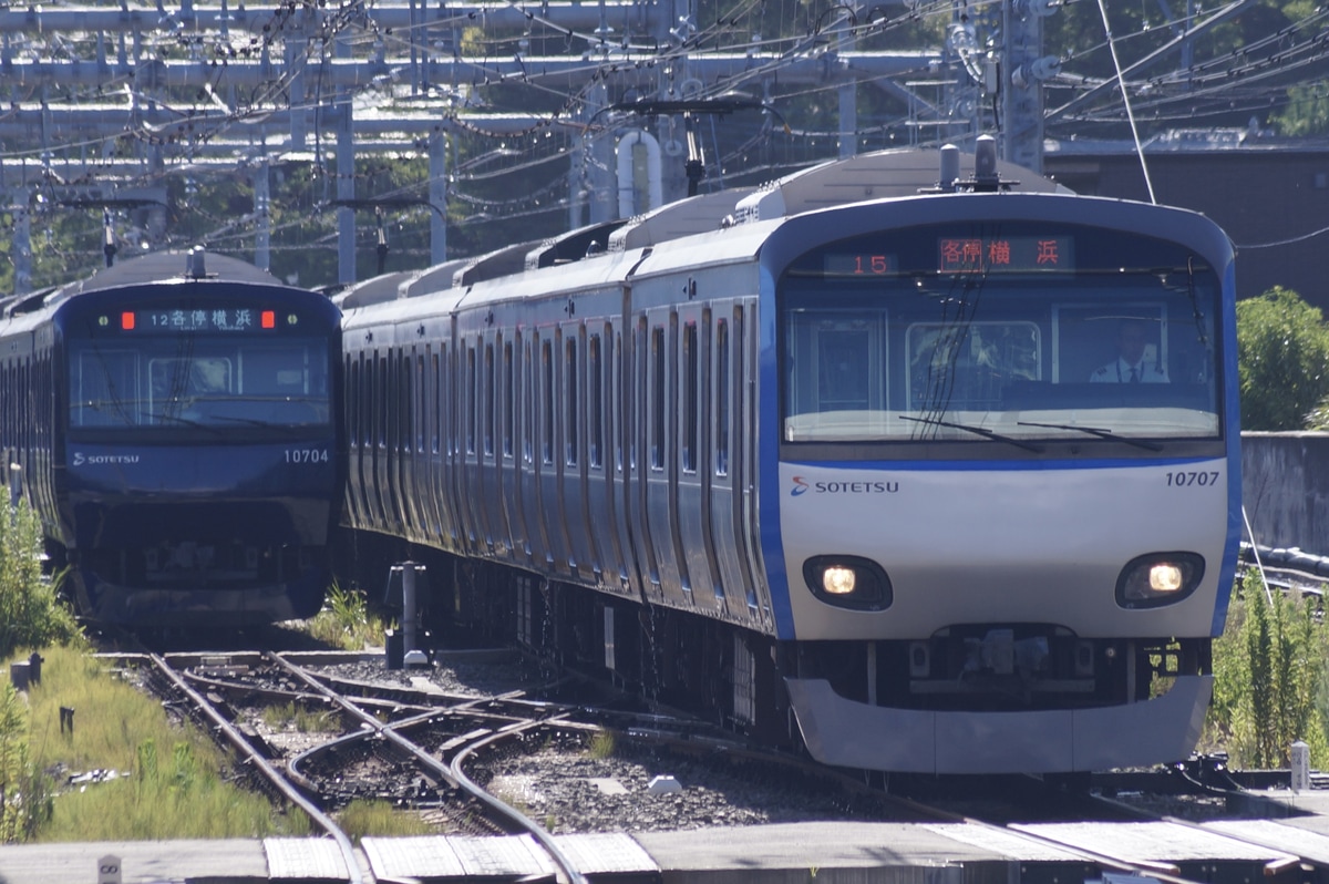 相模鉄道 かしわ台車両センター 10000系 10707f