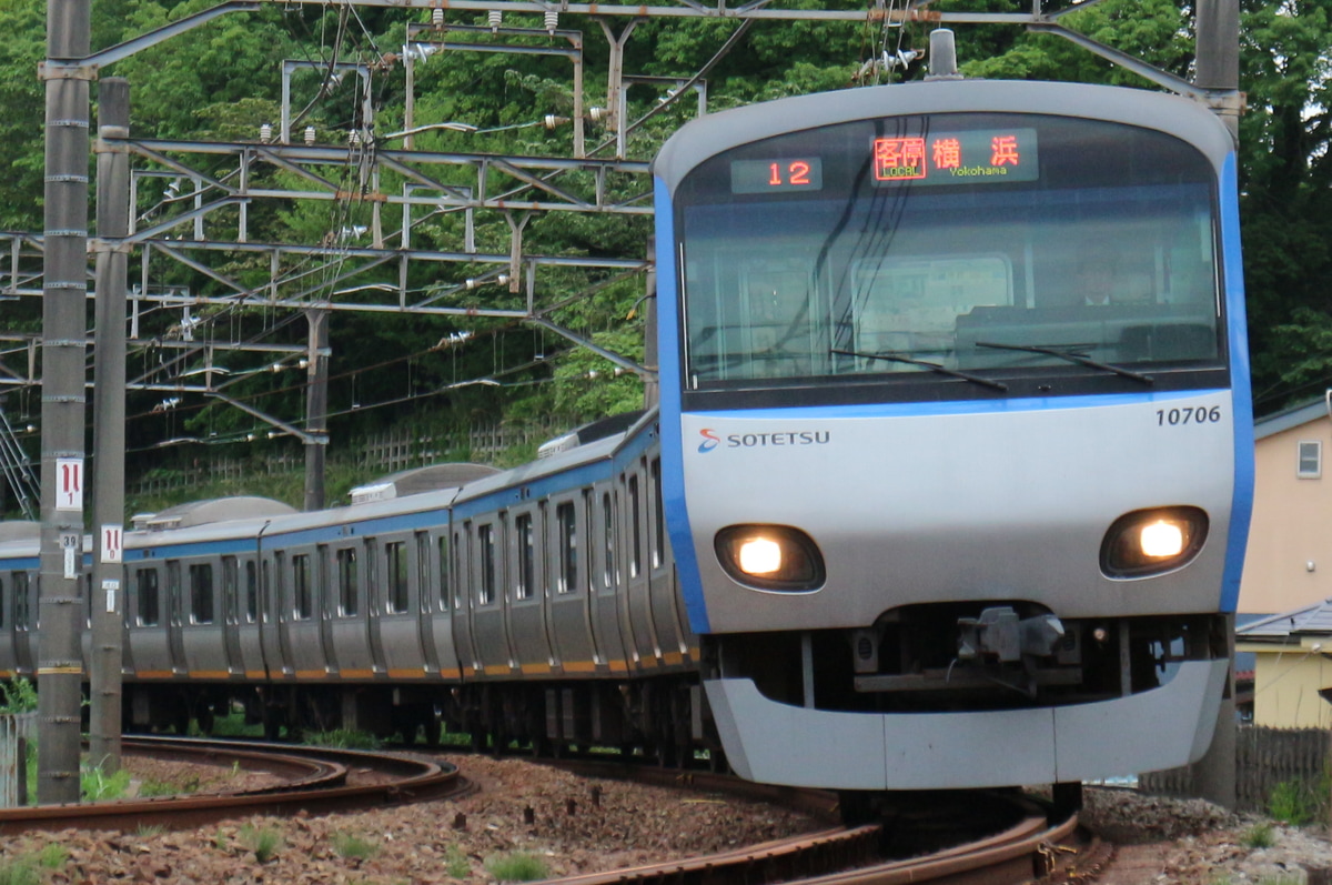 相模鉄道 かしわ台車両センター 10000系 10706f