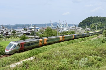 JR四国8000系L6編成を大西～伊予亀岡間で撮影した画像