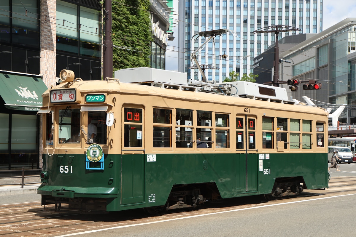 広島電鉄 千田車庫 650形 651