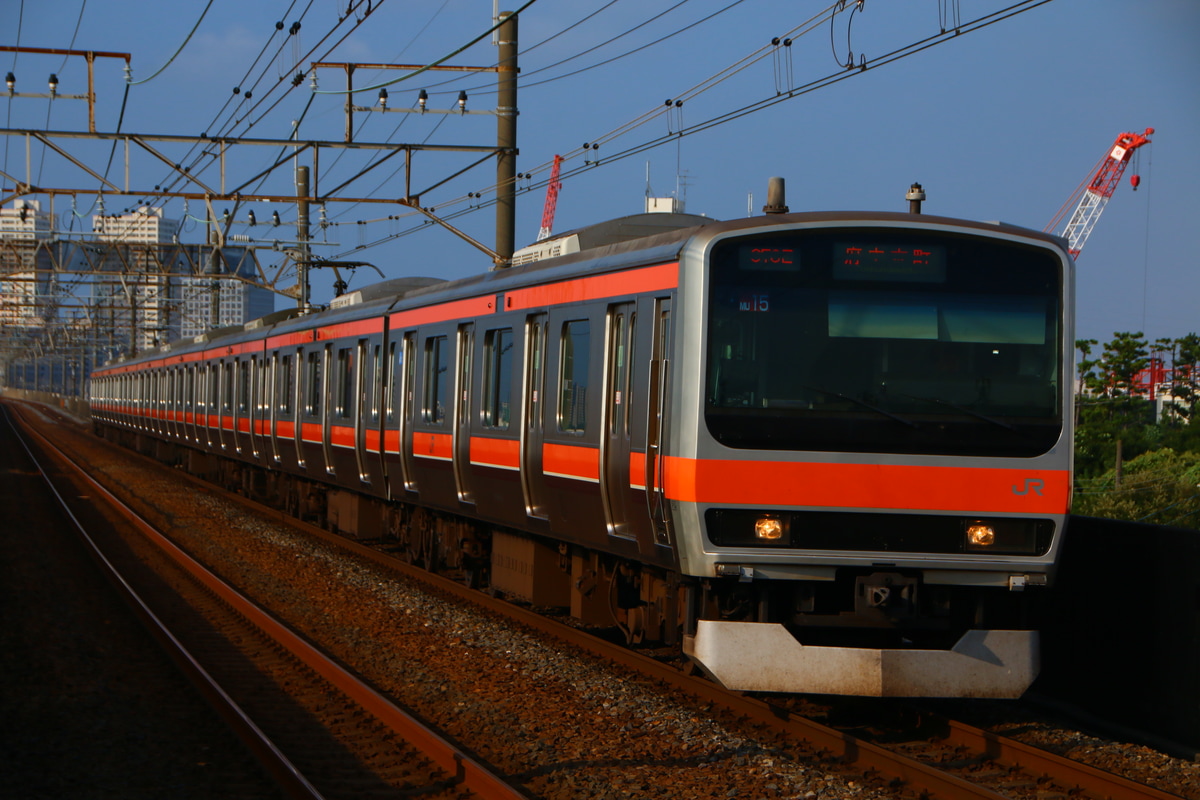 JR東日本 京葉車両センター E231系 MU15編成