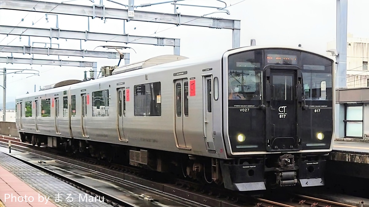 JR九州 長崎鉄道事業部佐世保車両センター 817系 V007編成