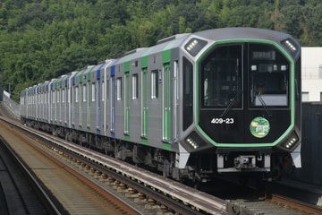 大阪市高速電気軌道400系406-23Fを学研北生駒駅で撮影した画像