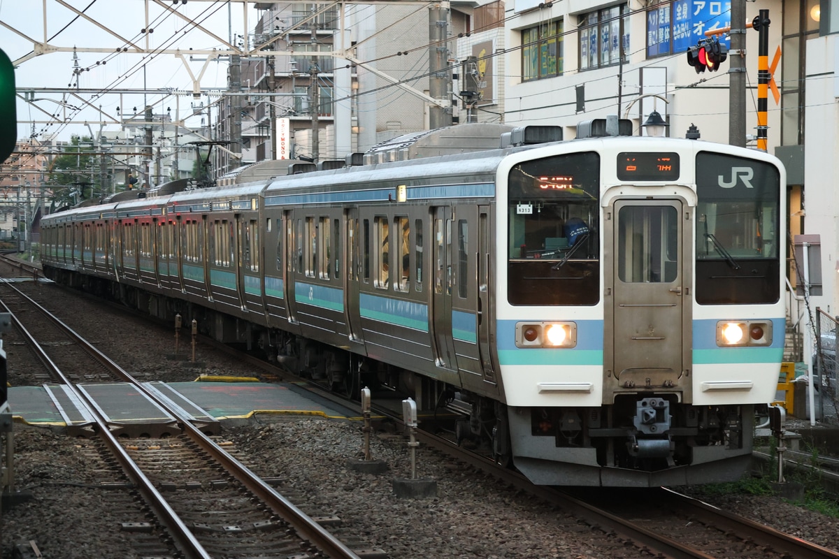 JR東日本 長野総合車両センター 211系 ナノN313編成