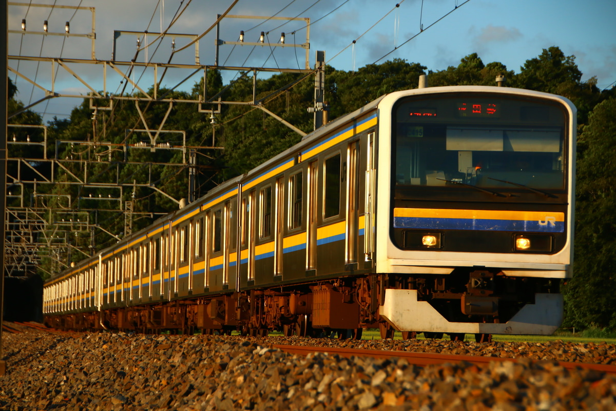 JR東日本 幕張車両センター 209系 マリC415編成