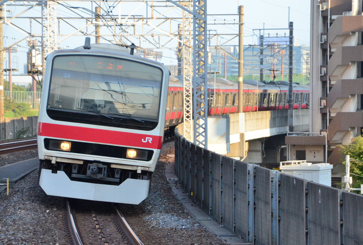 JR東日本 京葉車両センター 209系 ケヨ34編成