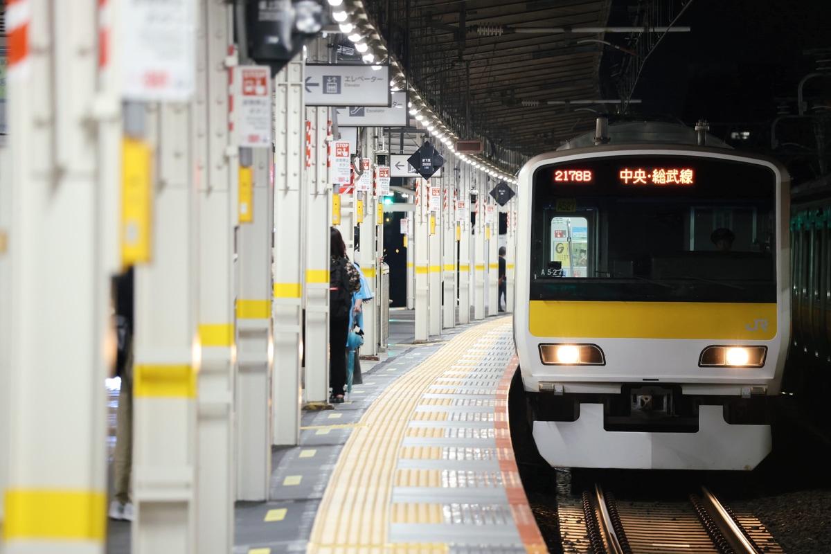 JR東日本 三鷹車両センター E231系 ミツA527編成