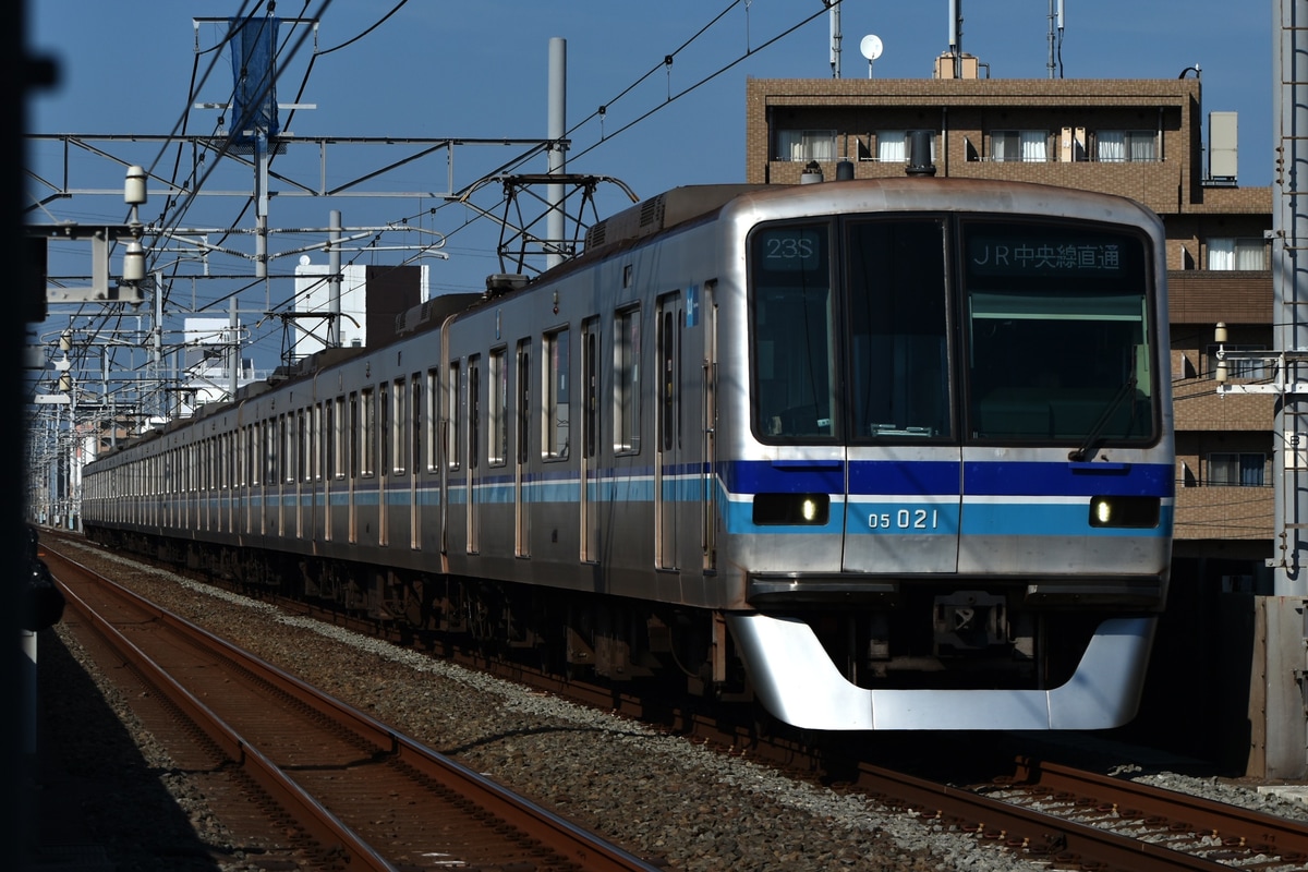 東京メトロ 深川検車区 05系 05-121F
