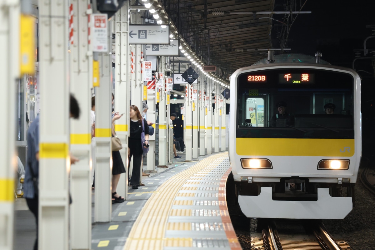 JR東日本 三鷹車両センター E231系 ミツA539編成