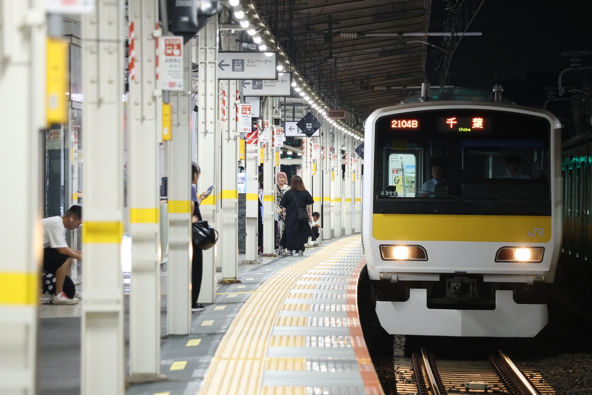 JR東日本 三鷹車両センター E231系 ミツA508編成