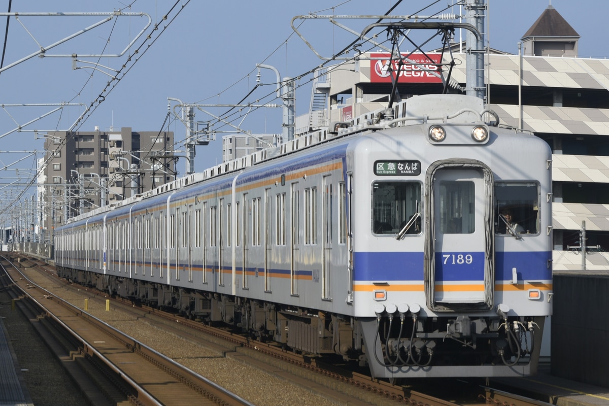 南海電気鉄道 住ノ江検車区 7100系 7189F