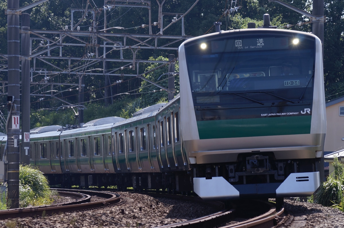 JR東日本 川越車両センター E233系 ハエ104編成