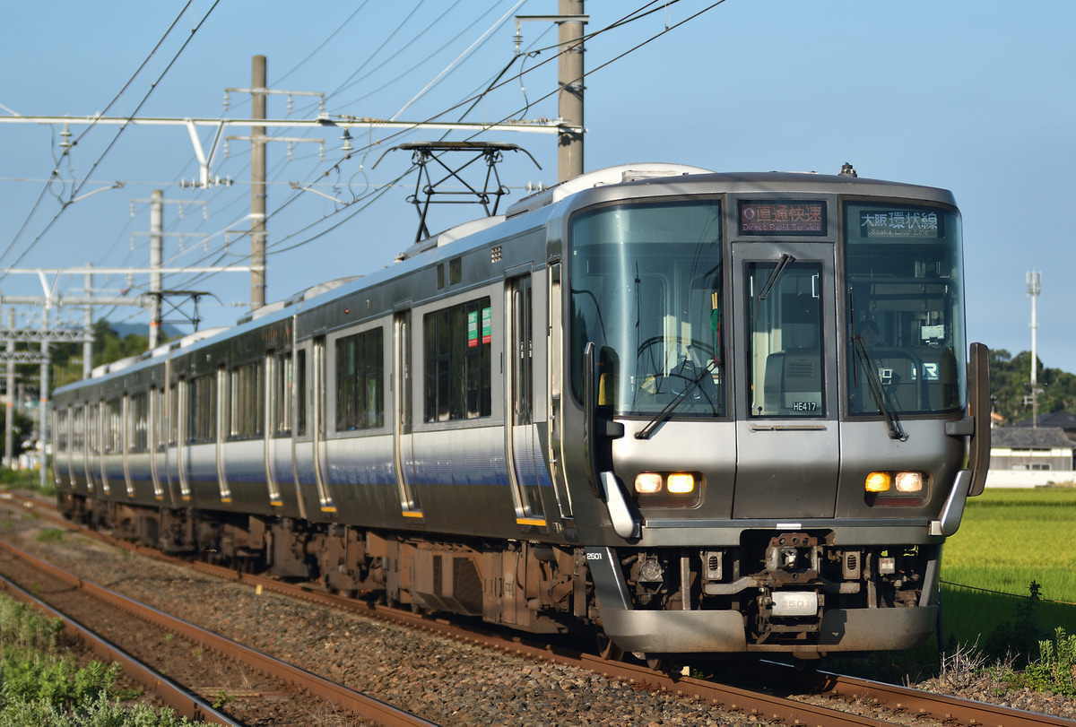 JR西日本 吹田総合車両所日根野支所 223系 HE417編成