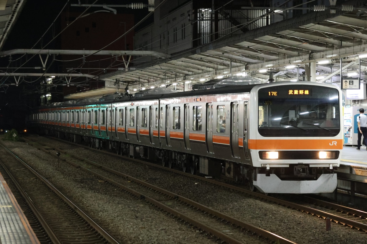 JR東日本 京葉車両センター 209系 ケヨM76編成