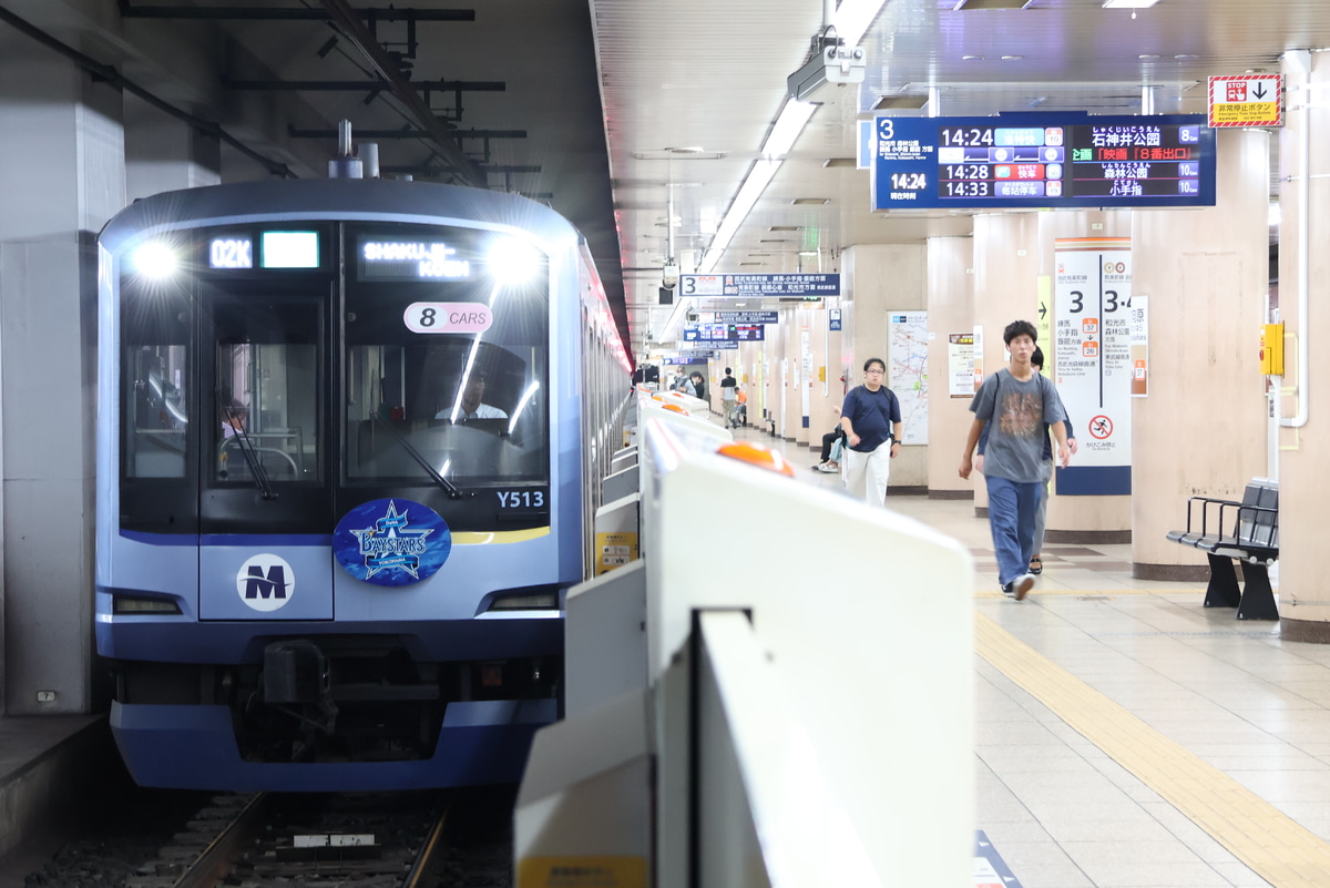 東急電鉄 元住吉検車区 Y500系 Y513f