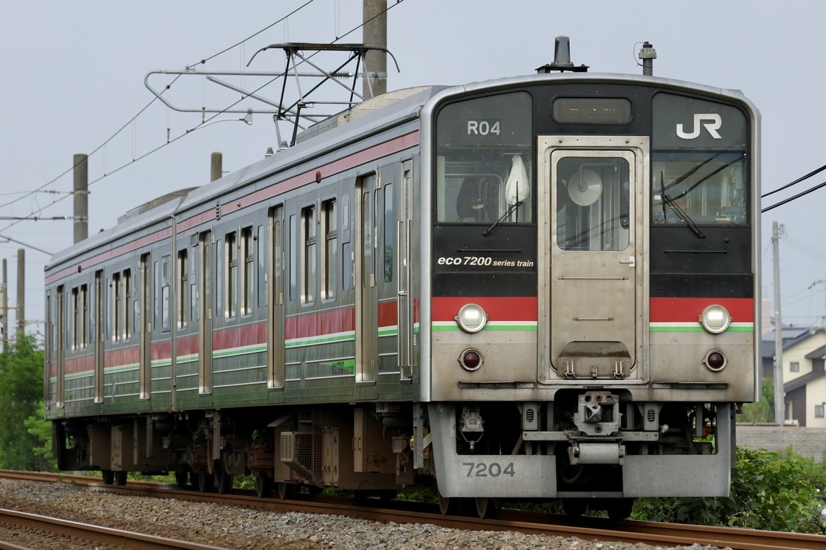 JR四国 高松運転所 7200系 R04編成