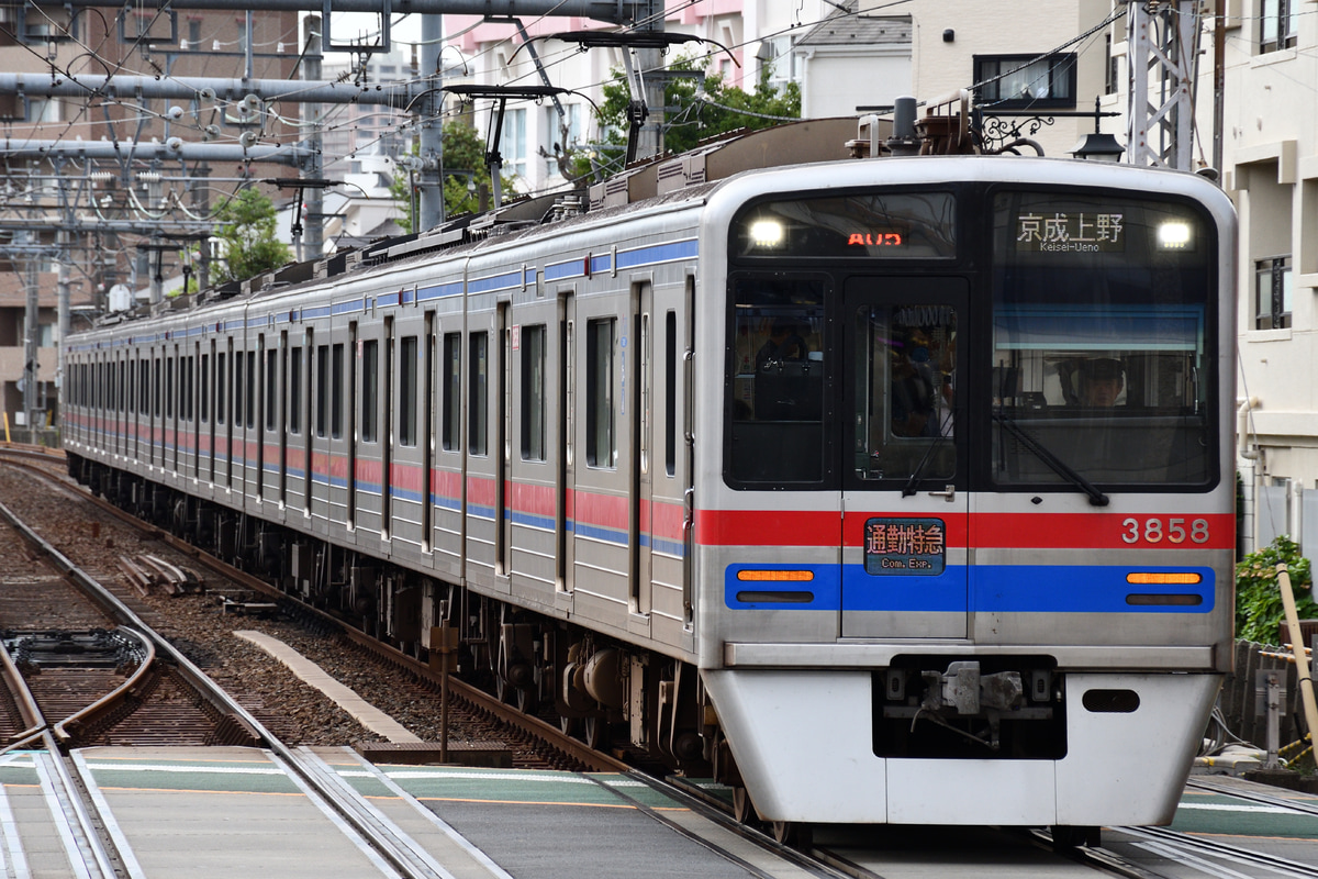京成電鉄 宗吾車両基地 3700形 3858F