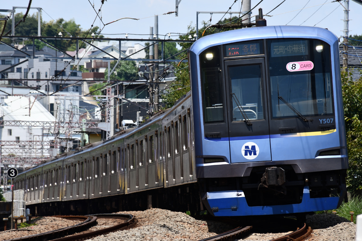 横浜高速鉄道 元住吉検車区 Y500系 Y517F