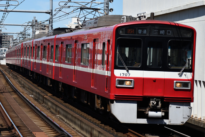久里浜検車区1500形1707Fを京成曳舟駅で撮影した写真