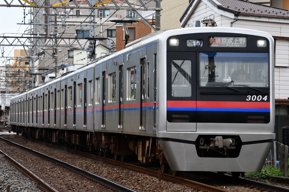 京成電鉄 宗吾車両基地 3000形 3004F