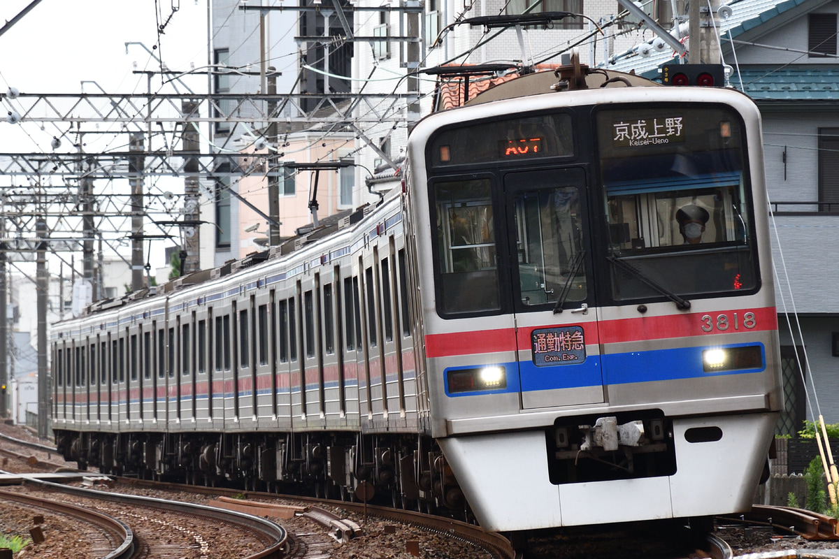 京成電鉄 宗吾車両基地 3700形 3818F