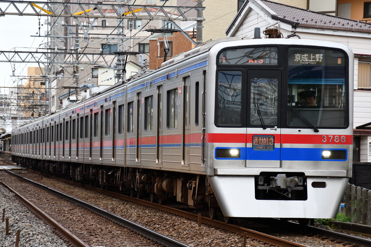 京成電鉄 宗吾車両基地 3700形 3788F