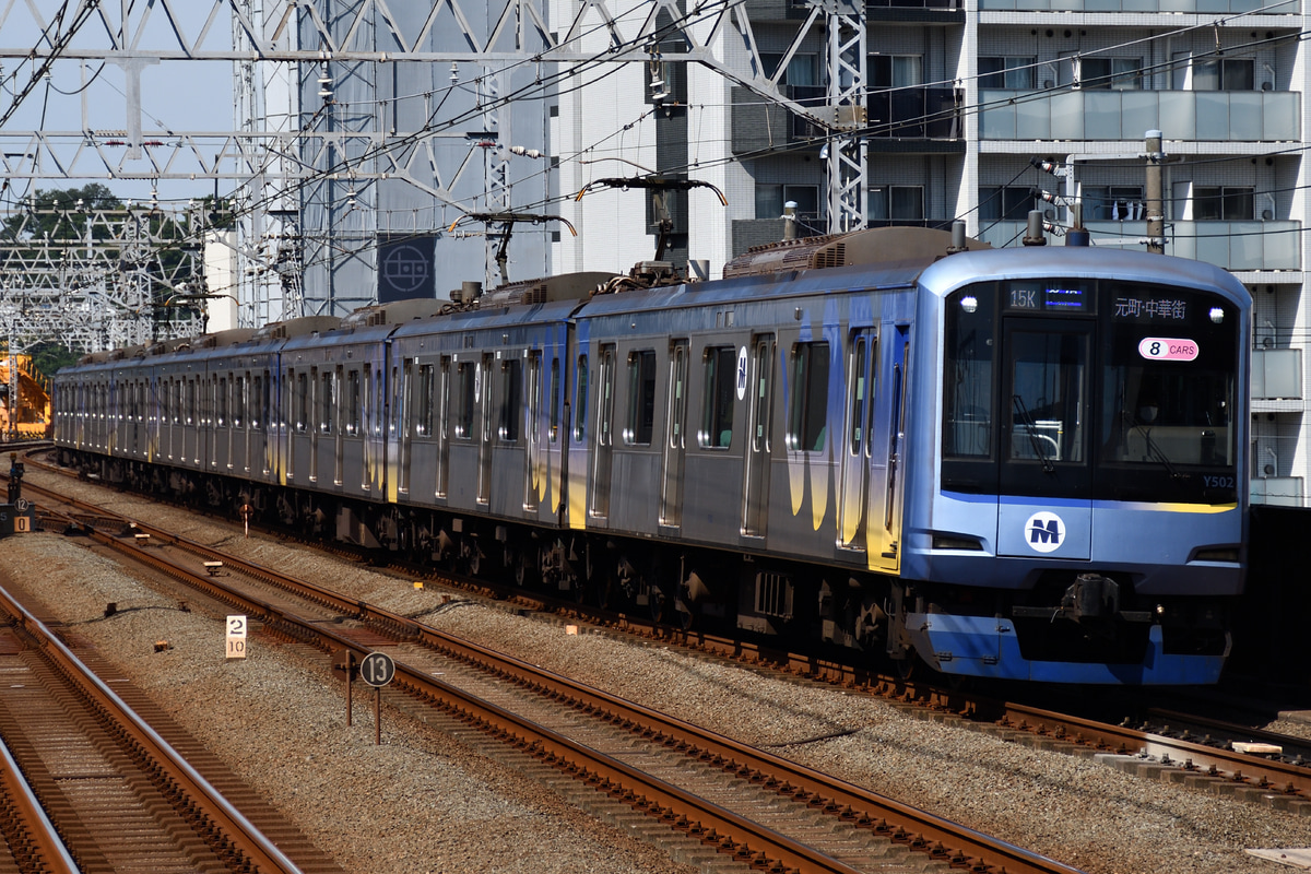横浜高速鉄道 元住吉検車区 Y500系 Y512F