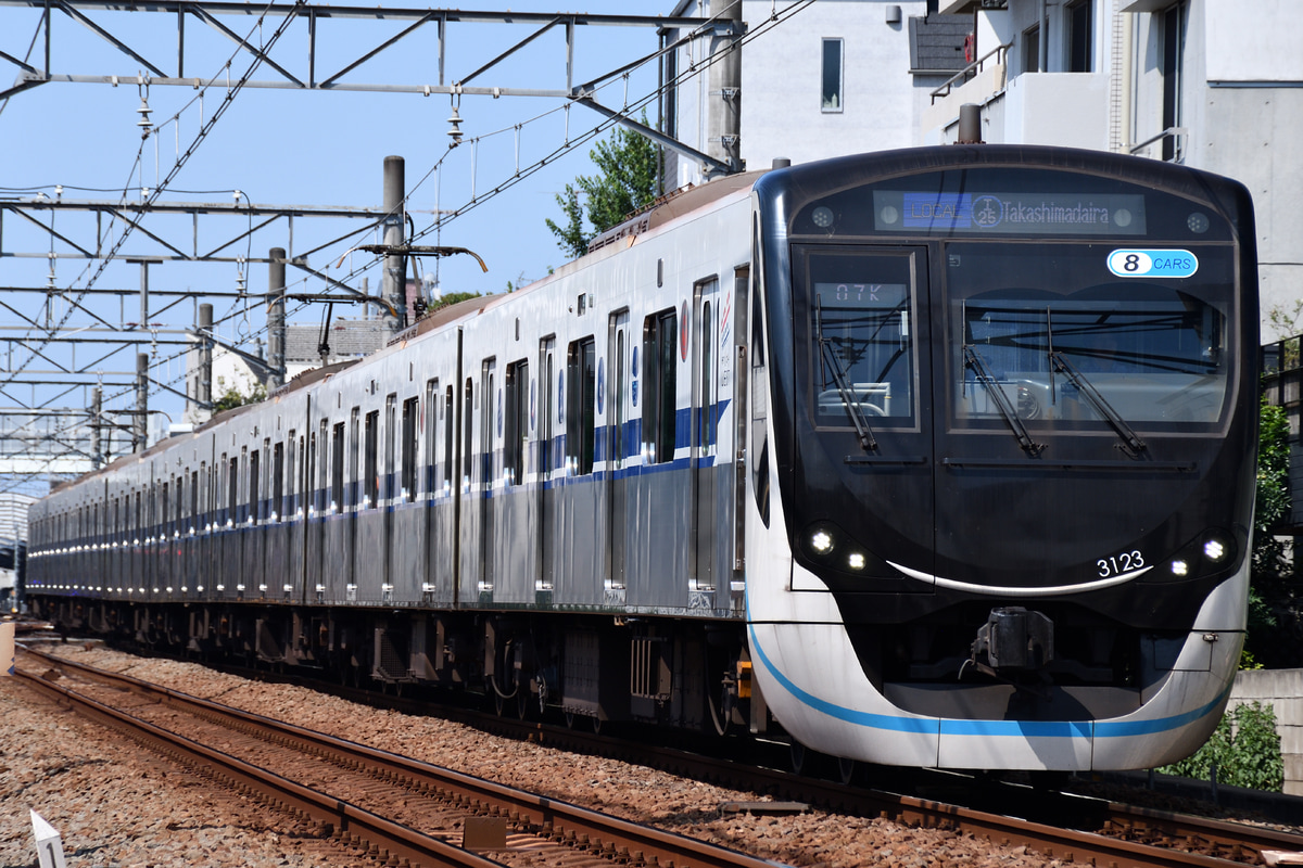 東急電鉄 元住吉検車区 3020系 3123F