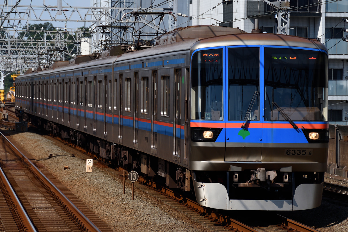 東京都交通局 志村車両検修場 6300形 6335F